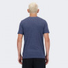 New Balance Синя чоловіча футболка  Tee NB Heathertech nblMT41070NNH - зображення 2
