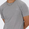 New Balance Сіра чоловіча футболка  Tee NB Heathertech nblMT41070AGT - зображення 4