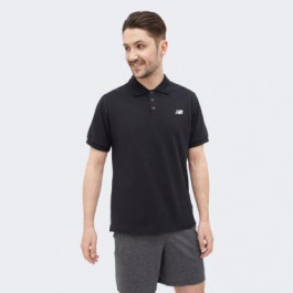 New Balance Чорне чоловіче поло  Polo shirt NB Classic nblMT41503BK