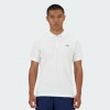 New Balance Біле чоловіче поло  Polo shirt NB Classic nblMT41503WT - зображення 1