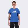 New Balance Синя жіноча футболка  Tee NB Stacked Logo nblWT41502BEU - зображення 1
