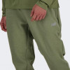 New Balance Оливкові чоловічі спортивнi штани  Pant NB Tech Knit nblMP41143DEK - зображення 5