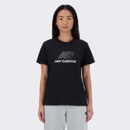 New Balance Чорна жіноча футболка  Tee NB Graphic nblWT41816BK