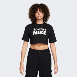 Nike Чорна жіноча футболка  W NSW CROP TEE GLS FZ4635-010