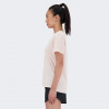 New Balance Пудрова жіноча футболка  Tee NB Prfm nblWT41222OUK - зображення 3