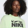 Nike Зелена жіноча футболка  W NSW CROP TEE GLS FZ4635-376 - зображення 4