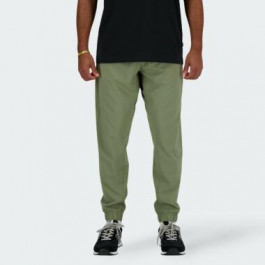 New Balance Оливкові чоловічі спортивнi штани  Pant NB Stetch Woven nblMP41011DEK
