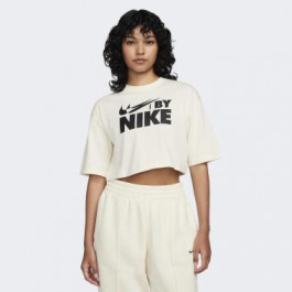 Nike Молочна жіноча футболка  W NSW CROP TEE GLS FZ4635-113