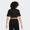 Nike Чорна жіноча футболка  W NSW CROP TEE GLS FZ4635-010 - зображення 2