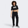 Nike Чорна жіноча футболка  W NSW CROP TEE GLS FZ4635-010 - зображення 3
