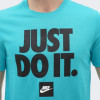 Nike Блакитна чоловіча футболка  M NSW TEE FRAN JDI VERBIAGE DZ2989-345 - зображення 4