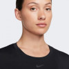 Nike Чорна жіноча футболка  W NK ONE CLASSIC DF SS TOP FN2798-010 - зображення 4