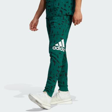 Adidas Зелені чоловічі спортивнi штани  M BL FT PT AOP IM0419 - зображення 1