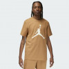 Jordan Коричнева чоловіча футболка  M J JUMPMAN SS CREW CJ0921-231 - зображення 1