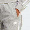 Adidas Сірі жіночі спортивнi штани  W FI 3S REG PNT IB8531 - зображення 4