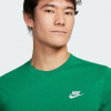 Nike Зелена чоловіча футболка  M NSW CLUB TEE AR4997-365 - зображення 4