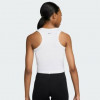 Nike Біла жіноча майка  W NK ONE FITTED DF CROP TANK FN2806-100 - зображення 2