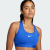 Nike Синій жіночий топ  W NK SWSH MED SPT BRA DX6821-405 - зображення 3