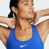 Nike Синій жіночий топ  W NK SWSH MED SPT BRA DX6821-405 - зображення 4