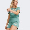 PUMA Бірюзові жіночі шорти  ESS+ FLOWER POWER 4" Shorts TR 673693/84 - зображення 4
