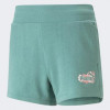 PUMA Бірюзові жіночі шорти  ESS+ FLOWER POWER 4" Shorts TR 673693/84 - зображення 6