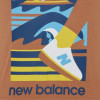 New Balance Коричнева чоловіча футболка  Tee NB Culture GP. nblMT41594WUT - зображення 7