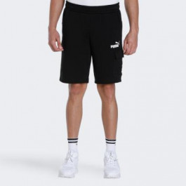   PUMA Чорні чоловічі шорти  ESS Cargo Shorts 10" TR 673366/01