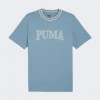 PUMA Блакитна чоловіча футболка  SQUAD Big Graphic Tee 678967/20 - зображення 6