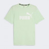 PUMA М&apos;ятна чоловіча футболка  ESS Heather Tee 586736/78 - зображення 6