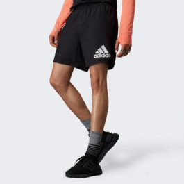   Adidas Чорні чоловічі шорти  RUN IT SHORT M H59883