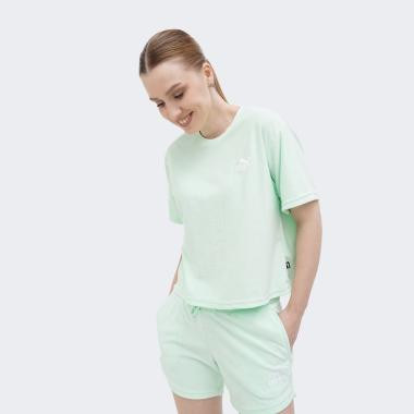 PUMA М&apos;ятна жіноча футболка  ESS Elevated Relaxed Cropped Tee 677947/88 - зображення 1