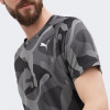 PUMA Сіра чоловіча футболка  FIT Ultrabreathe AOP tee 524925/51 - зображення 4