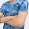 PUMA Блакитна чоловіча футболка  FIT Ultrabreathe AOP tee 524925/20 - зображення 4