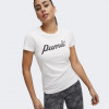 PUMA Біла жіноча футболка  ESS+ BLOSSOM Script Tee 679315/02 - зображення 1