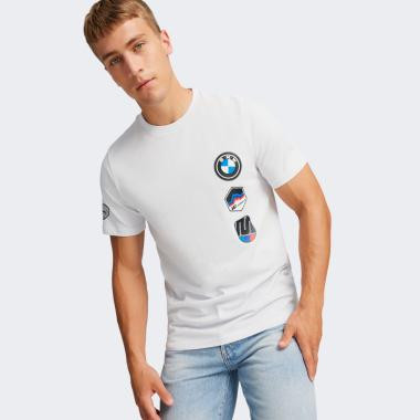 PUMA Світло-сіра чоловіча футболка  BMW MMS Garage Crew Graphic Tee 625575/07 - зображення 1