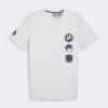 PUMA Світло-сіра чоловіча футболка  BMW MMS Garage Crew Graphic Tee 625575/07 - зображення 4