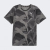 PUMA Сіра чоловіча футболка  FIT Ultrabreathe AOP tee 524925/51 - зображення 7