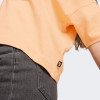 PUMA Персикова жіноча футболка  ESS Cropped Logo Tee 586866/46 - зображення 4