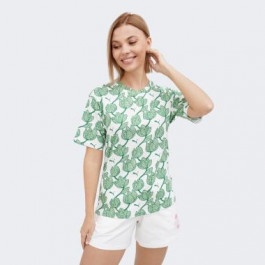   PUMA Зелена жіноча футболка  ESS+ BLOSSOM AOP Tee 679493/86