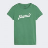 PUMA Зелена жіноча футболка  ESS+ BLOSSOM Script Tee 679315/86 - зображення 6