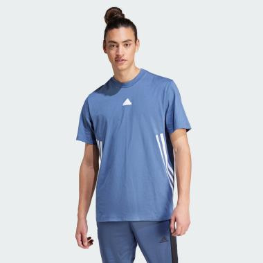 Adidas Синя чоловіча футболка  M FI 3S T IR9191 - зображення 1
