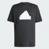 Adidas Чорна чоловіча футболка  M FI BOS T IR9170 - зображення 6