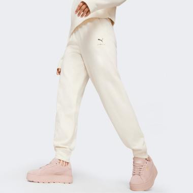 PUMA Молочні жіночі спортивнi штани  BETTER SPORTSWEAR High-Waist Sweatpants cl 679010/99 - зображення 1