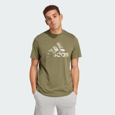 Adidas Оливкова чоловіча футболка  M CAMO G T 1 IR5830 - зображення 1