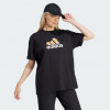 Adidas Чорна жіноча футболка  W FLWR BOS GT IR5896 - зображення 3