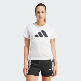 Adidas Біла жіноча футболка  RUN IT TEE IN0111