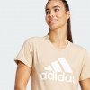 Adidas Бежева жіноча футболка  W BL T IR5410 - зображення 4