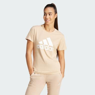 Adidas Бежева жіноча футболка  W BL T IR5410 - зображення 1