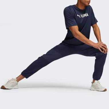 PUMA Темно-сині чоловічі спортивнi штани  Fit Hybrid Polar Fleece/Woven Pant 523889/06 - зображення 1