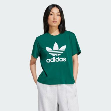 Adidas Зелена жіноча футболка  TRFL TEE BOXY IN8434 - зображення 1